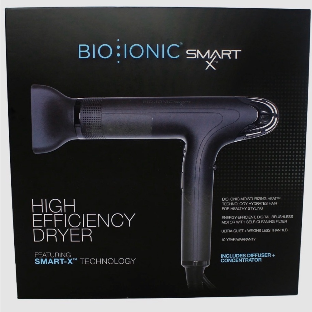 Bio Ionic SmartX High Efficiency Hair Dryer - Black